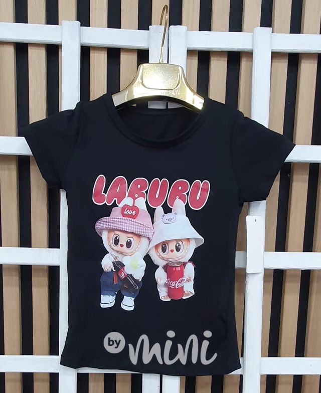 Labubu & Coca Cola triko černé