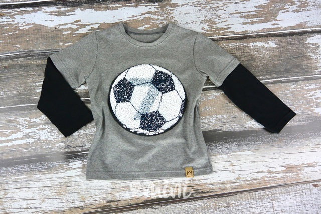 Grey/Black triko s měnícími flitry