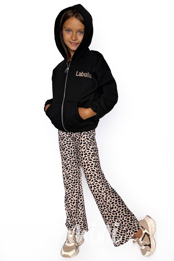 Labubu zateplená mikina černá