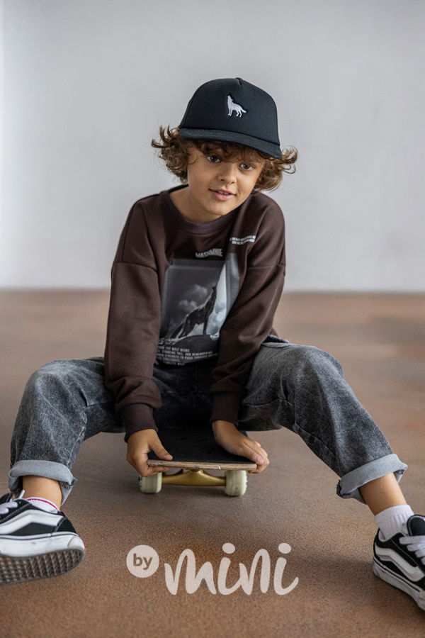 Mash Mnie soft denim barrel kapsáče black