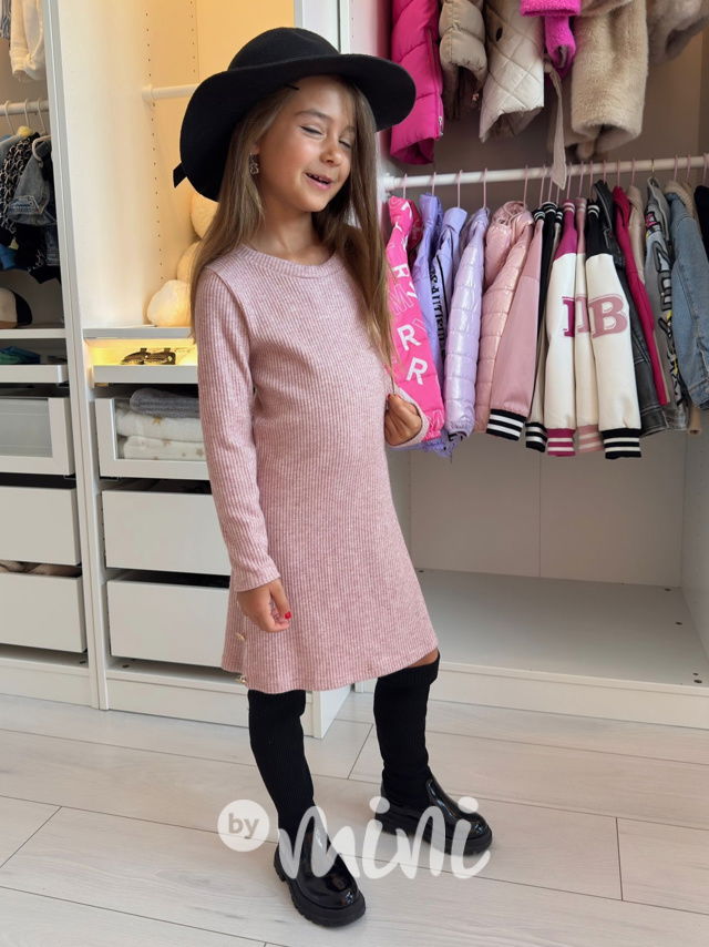 Podzimní šaty pink