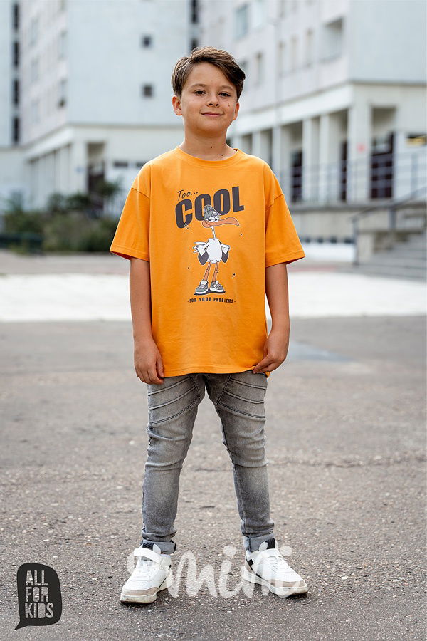 All for kids biker jogger jeansy ice black