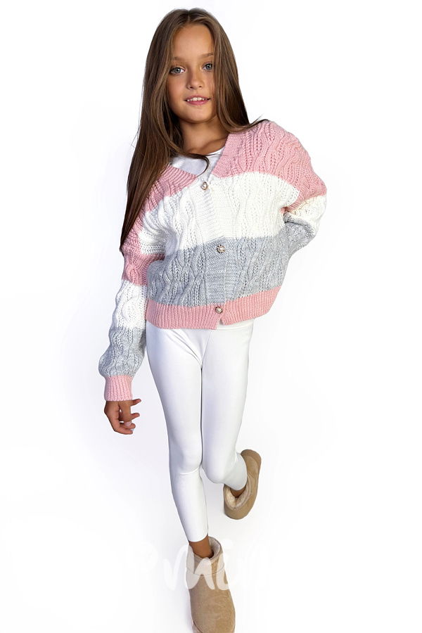 Sweetie trojbarevný svetřík