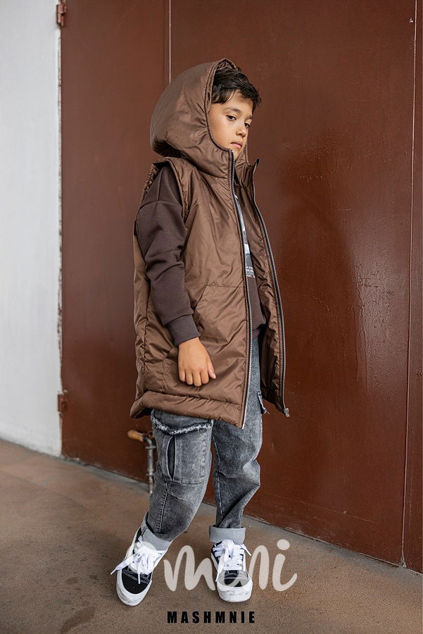 Mash Mnie vesta WOLF chocolate