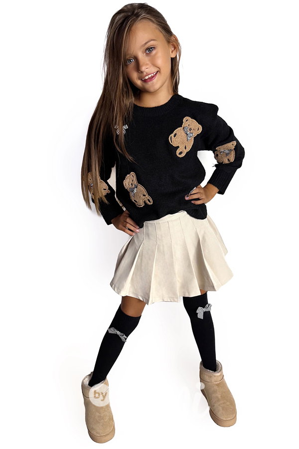 PREMIUM svetřík TEDDY černý