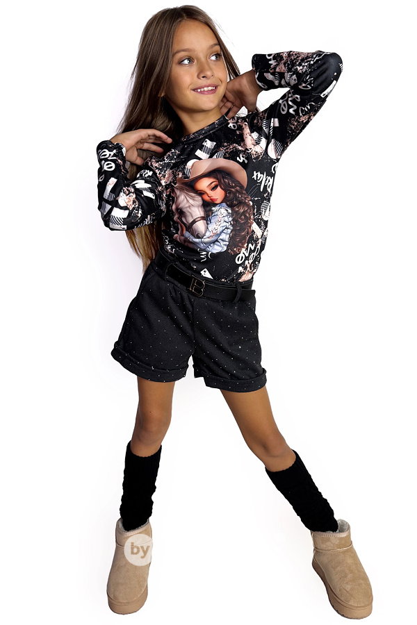 Cowgirl zateplená blůzka