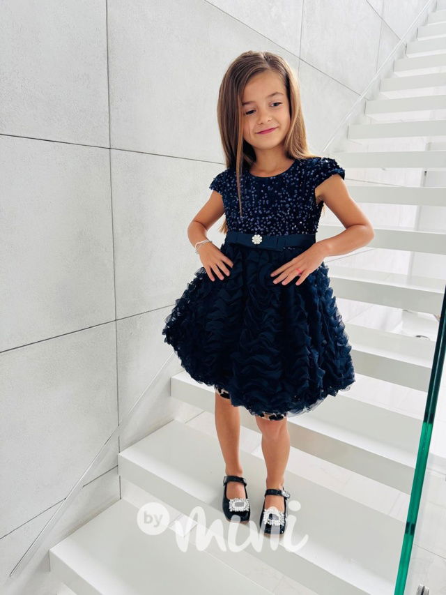 PREMIUM slavnostní šaty s flitry royal blue