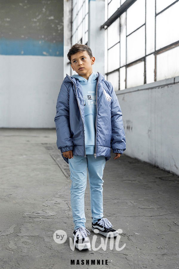 Mash Mnie zimní bunda WOLF ice blue