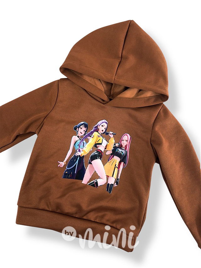 Demon Hunters zateplená mikina honey