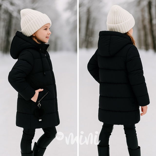 Zimní kabát Lily černý