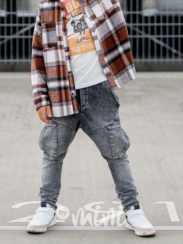 All for kids soft denim kapsáče dark