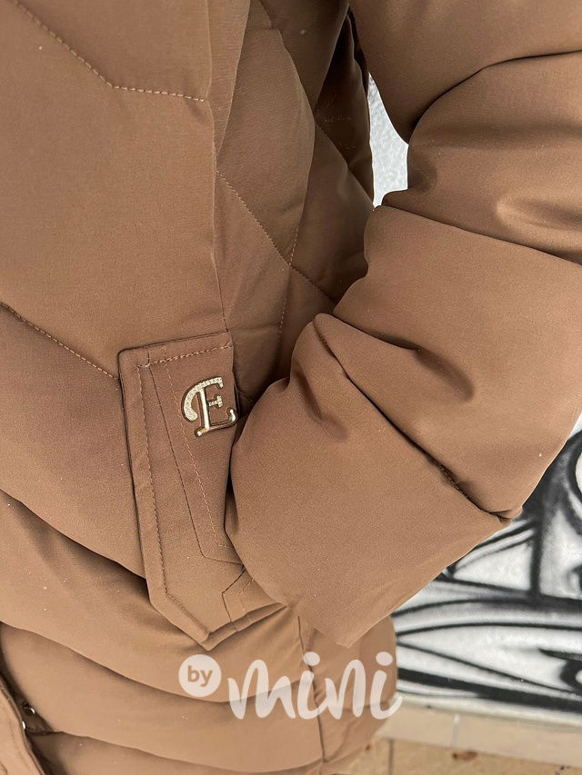 Zimní kabát Elis hnědý