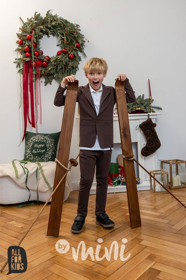 All for kids elegant kalhoty brown