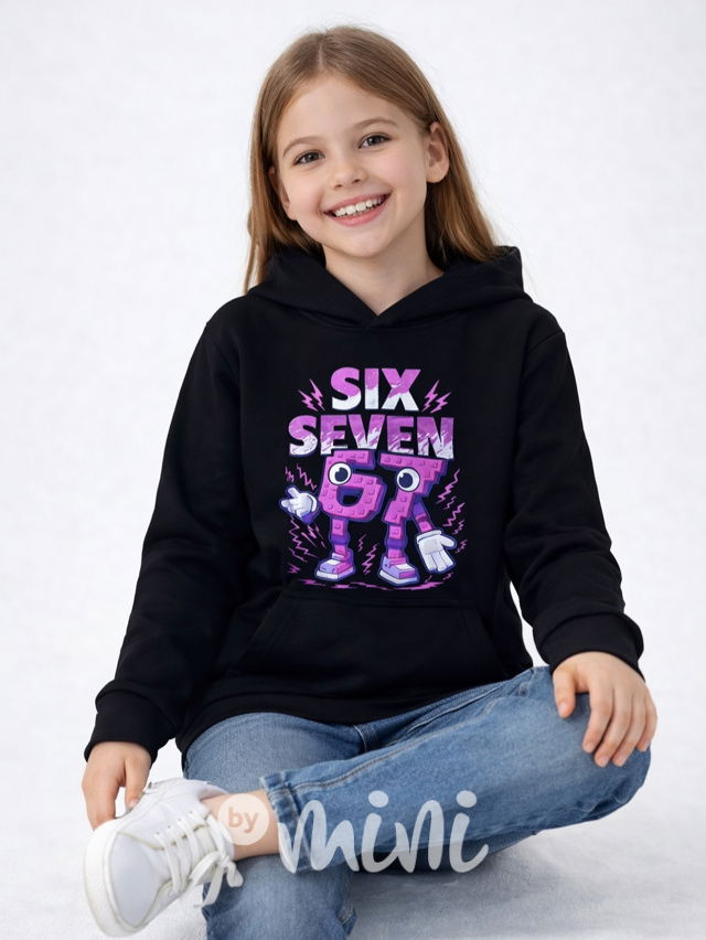 Six Seven mikina černá
