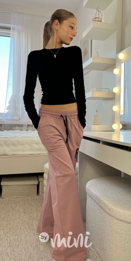 Lounge Six Seven volné tepláky růžové