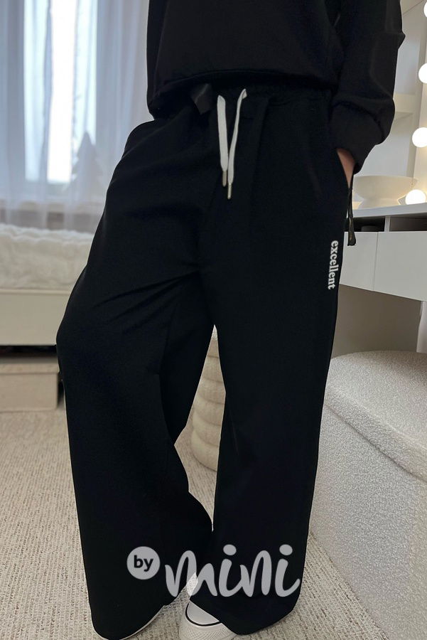 Relax Excellent lounge tepláky černé