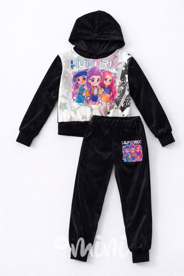 HUNTRIX soft velur souprava BLACK