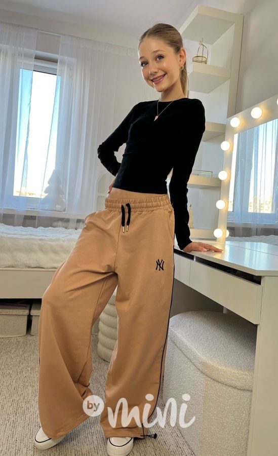 Relax NY lounge tepláky béžové