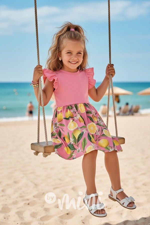 Pink lemon letní šaty