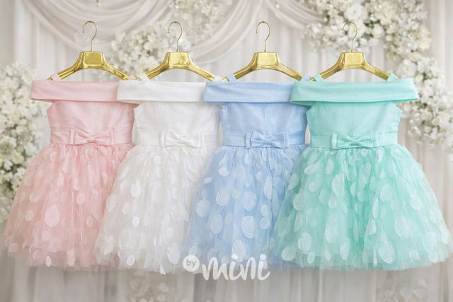 Petit Princess šaty tyrkysové