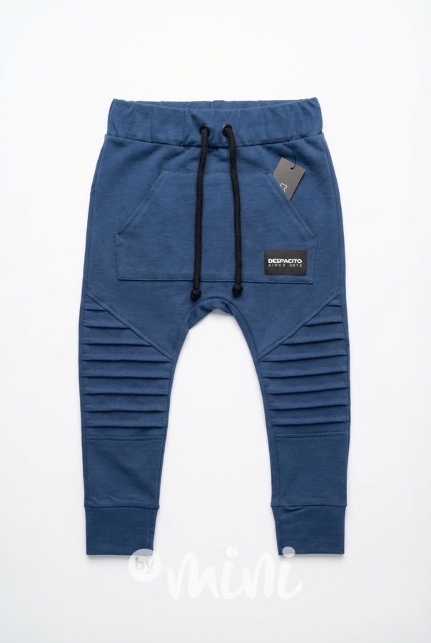 DESPACITO biker tepláky blue