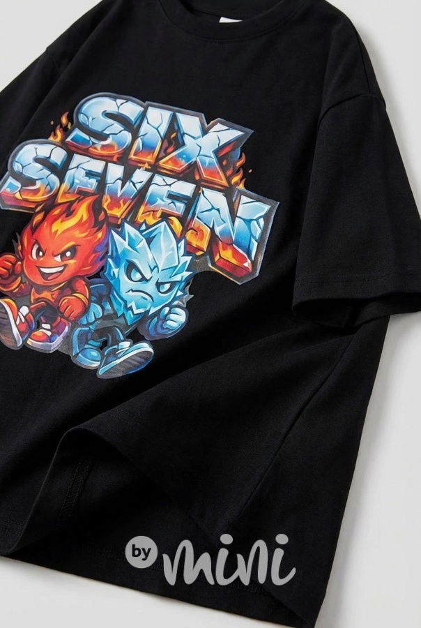 Six Seven triko černé