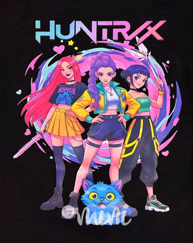 Huntrix triko černé