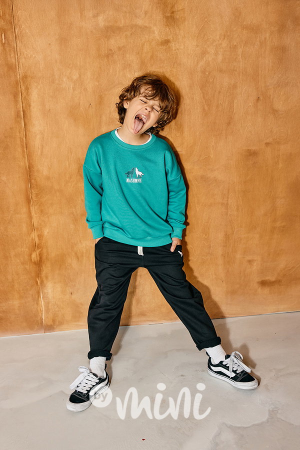 Mash Mnie baggy tepláky WOLF černé