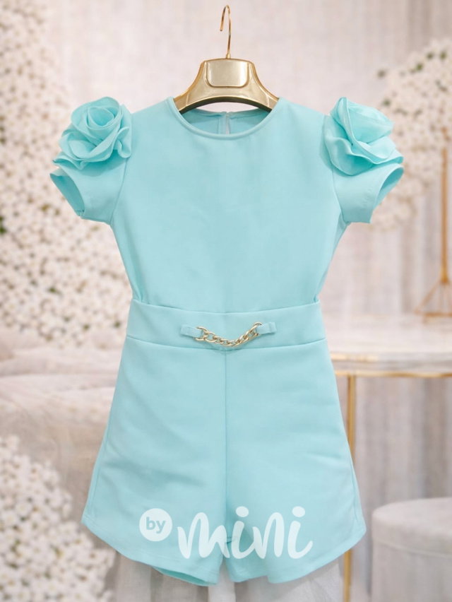 Fancy overal tyrkysový