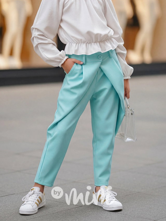 Fashion harémky tyrkys
