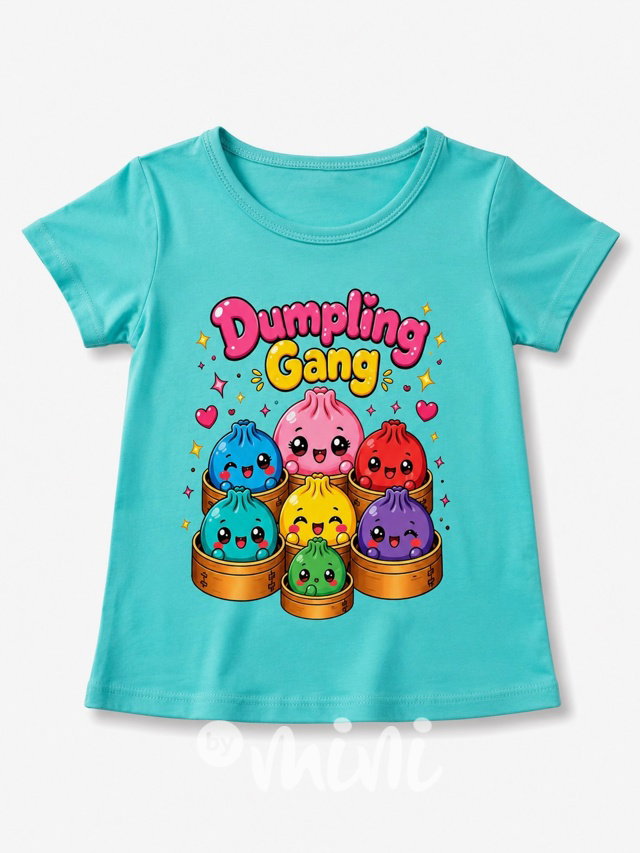 Squishy dumpling triko GANG tyrkysové