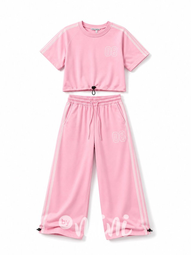 Teenage sporty lounge set PINK