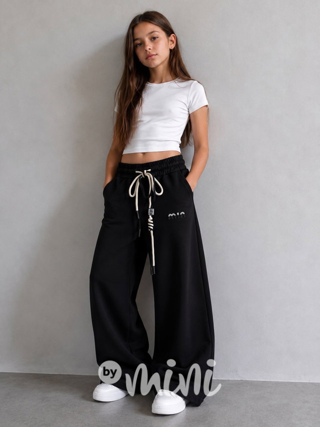 PREMIUM široké kalhoty MIA black