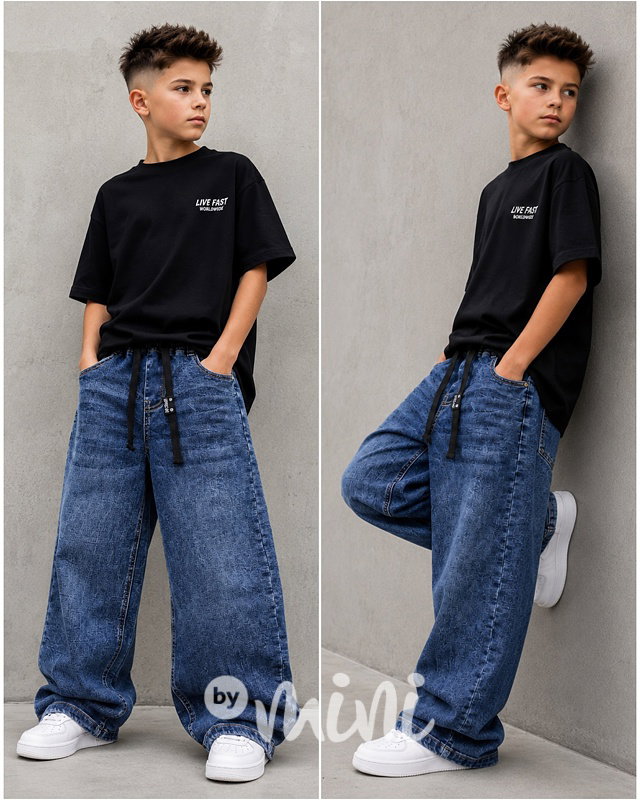 Urban blue baggy jeans
