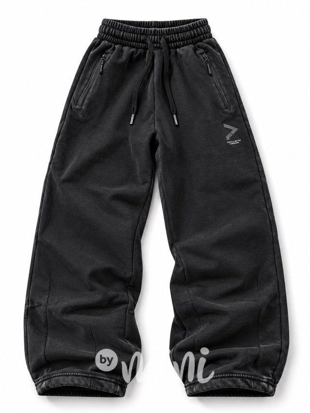 THERMO acid wash baggy tepláky