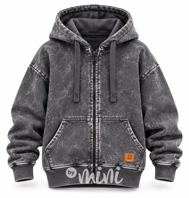 Acid wash mikina