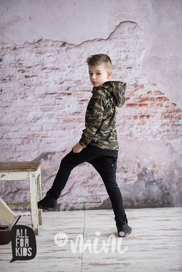 Black/Army mikina