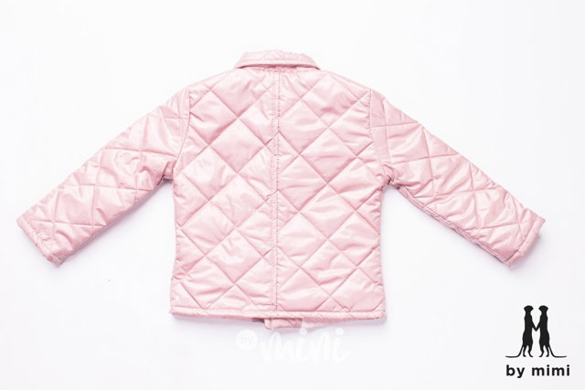 Prošívaný růžový křivák