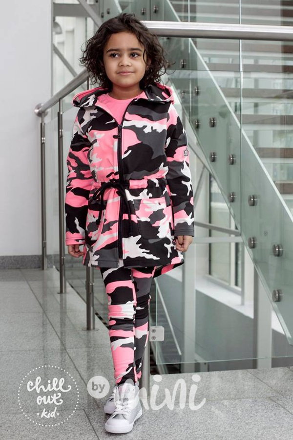 Neon pink mikina/parka