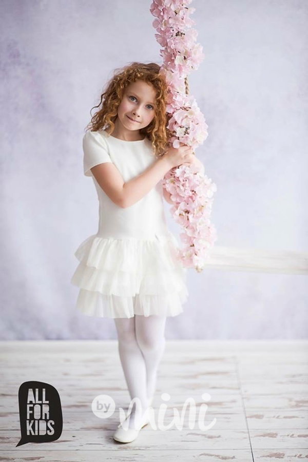 Lady white dress