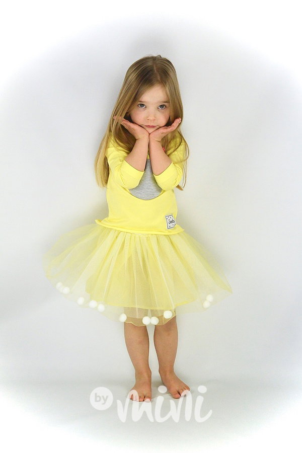 Yellow bambulkový tutu set
