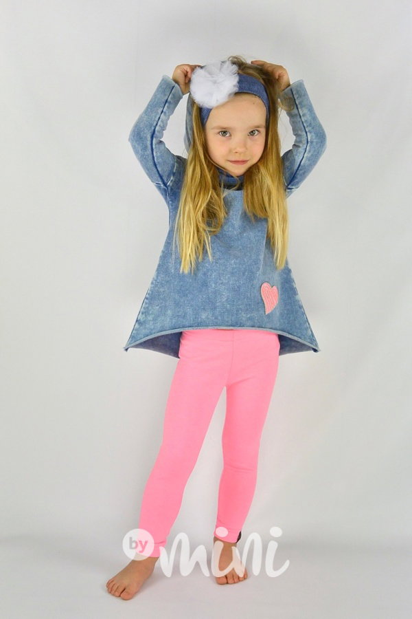 Atypická jeans mikina