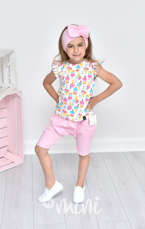 3ks Ice cream komplet pink