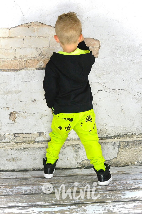 Lemon skull baggy