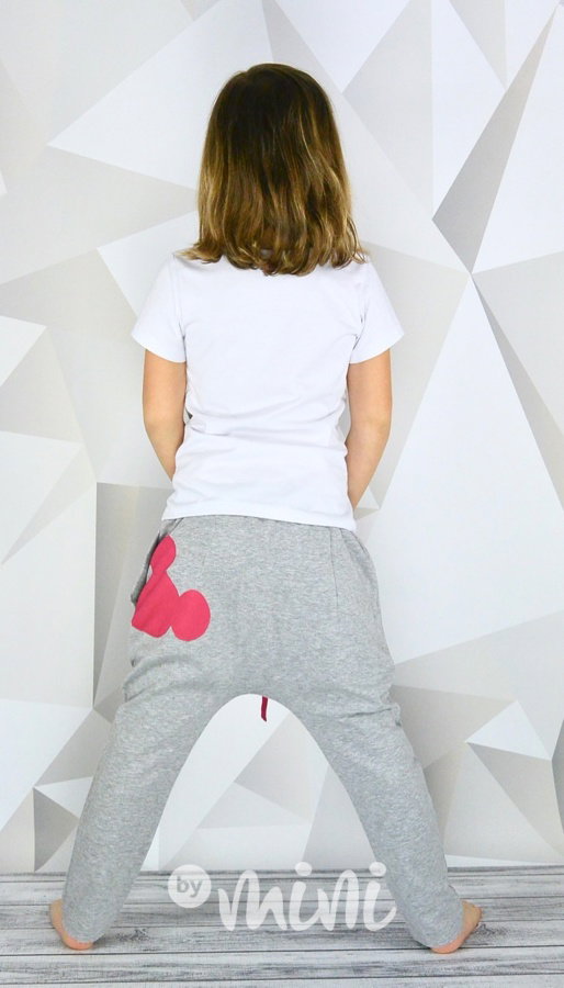 Šedé baggy tepláčky