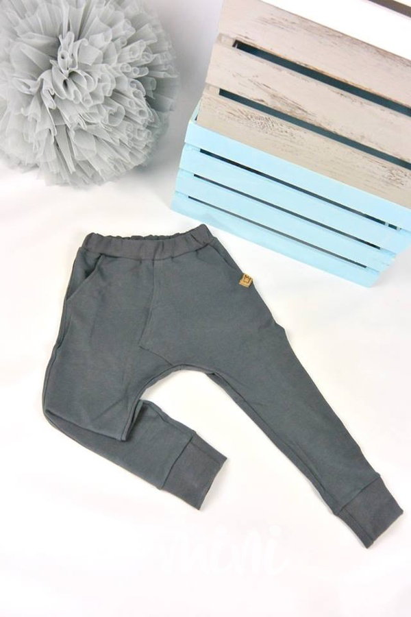 Antracit grey baggy tepláčky