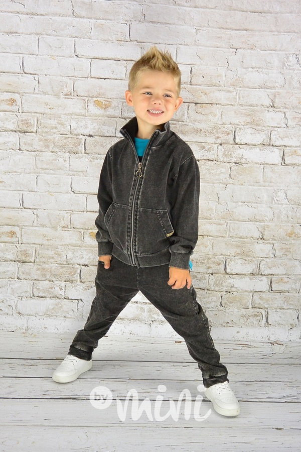 Černé jeans tepláčky