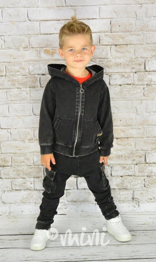Black jeans mikina