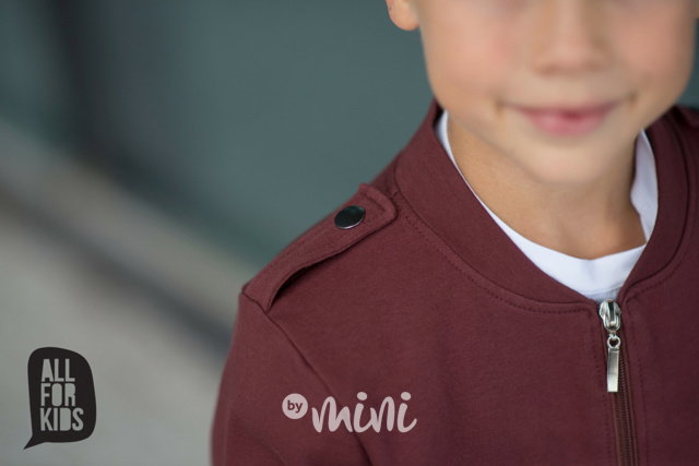 FUNNY bordo mikina