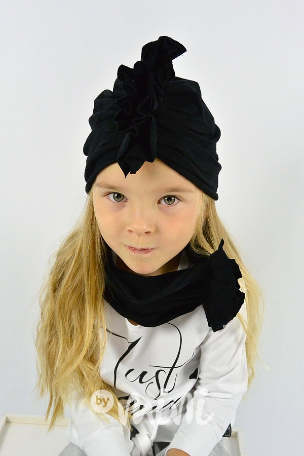 3v1 turban + nákrčník (čelenka) black